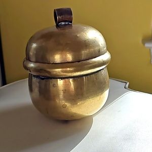 Large Brass Bell. Measures 7 inches tall 6 inches wide.